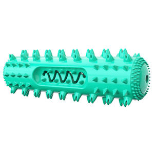 Green Plastic <b>Dog</b> Chewing Toy with Spikes and Teeth Cleaning Feature for <b>Dogs</b> - Product Image 3
