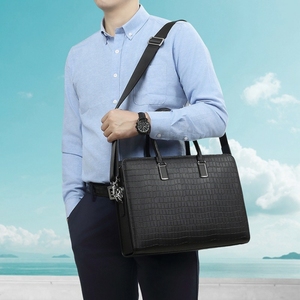 Vente en gros <span class=keywords><strong>de</strong></span> sacs à main pour ordinateur portable, scanner biométrique d'empreintes digitales, porte-documents pour hommes - Product Image 2