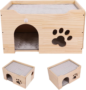 Casa de Madera Grande para Gatos de Interior - Casa Rascador para Gatos, Cueva Resistente para Jugar y Dormir, Rascadores para Gatos Personalizables - Product Image 6