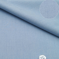Tissu de chemise en sergé de fibre de bambou de luxe, poids moyen