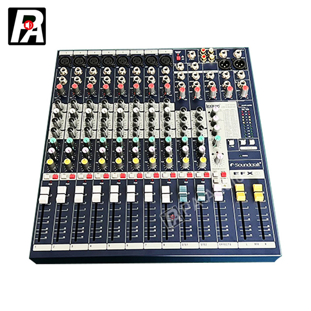 Professional 8-Channel Audio Console Mixer Essential Sound Mixing Equipment