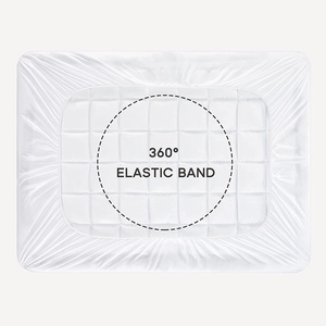 <span class=keywords><strong>Surmatelas</strong></span> matelassé en microfibre douce 100 % alternative au <span class=keywords><strong>duvet</strong></span> d'<span class=keywords><strong>oie</strong></span>, polyester, 5 cm, 7 cm, 10 cm, pour lit, coussin, uni, motif Mahjong - Product Image 3