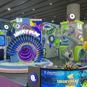 Équipement de terrain de jeu intérieur pour enfants, design élégant, fabrication directe, jeux interactifs personnalisés, <span class=keywords><strong>Mario</strong></span> Slide Ninja Course - Product Image 1