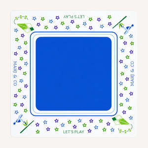 Custom SBR Diving Fabric Diatom Mud Mahjong <b>Table</b> Mat Silent Anti-Slip Custom Size Print Image <b>Folding</b> Metal <b>Legs</b> 4 Players - Product Image 3