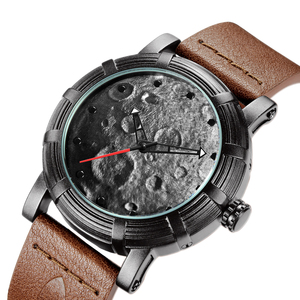 Relojes ASSASSINS de Cuero Genuino para Hombre, Reloj de Pulsera de Moda, Reloj de Pulsera Único de Cuarzo para Hombre, Cristal de Aleación MIYOTA Redondo de 20 cm - Product Image 3