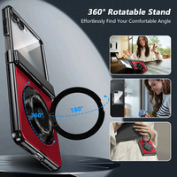 Funda Magnética Plegable a Prueba de Golpes 360 para Samsung Galaxy Z Flip 8 7 6 °   Protector de Pantalla Todo en Uno con Soporte de Anillo y Funda Protectora de Cuerpo Completo