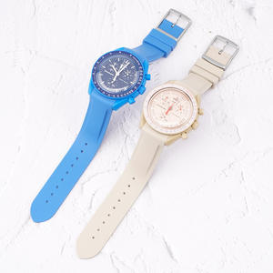 <span class=keywords><strong>Swatch</strong></span>-Bandas de silicona personalizadas, correas de repuesto de goma suave prémium de liberación rápida de 20mm, Co-sign por <span class=keywords><strong>Swatch</strong></span> - Product Image 5