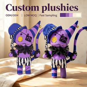 Juguete de Peluche Personalizado OEM ODM, Muñeco de Peluche Único de Pirata, <span class=keywords><strong>Circo</strong></span>, Terror, Juego, Bajo MOQ, Peluches Personalizados, Figura Coleccionable para Regalo de Fans - Product Image 1