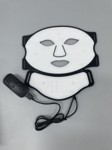 Masque LED multifonctionnel pour le visage, thérapie par la lumière rouge professionnelle, 1200 mAh, haute puissance, anti-âge, stimulant le collagène - Product Image 5