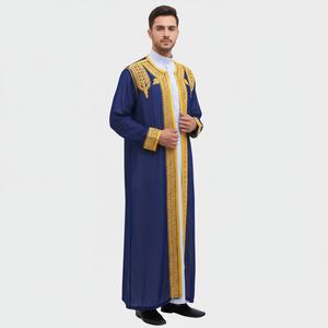 Abaya Bisht Marocchino Drosh Dubai Africano per Uomo, <span class=keywords><strong>Abbigliamento</strong></span> Turco per Eid, Abaya Musulmana, Vendita all'Ingrosso 2026 - Product Image 5