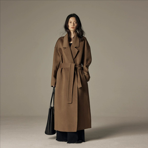 <span class=keywords><strong>Manteau</strong></span> en <span class=keywords><strong>laine</strong></span> Double face en <span class=keywords><strong>laine</strong></span> <span class=keywords><strong>100</strong></span>% pour femmes hiver chaussure de chute Simple et ample ultra longue sur le genou <span class=keywords><strong>manteau</strong></span> en <span class=keywords><strong>laine</strong></span> - Product Image 1
