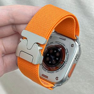 Correa Deportiva Suave de 49 mm para Reloj S10/S11, Correa de Nailon Trenzado con Hebilla de Metal Tipo Paracaídas para <span class=keywords><strong>Apple</strong></span> <span class=keywords><strong>Watch</strong></span> Ultra <span class=keywords><strong>3</strong></span> 2 - Product Image 5