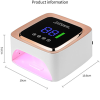 Nouvelle lampe à ongles UV LED rechargeable portable Sunkin, utilisation à domicile ou en salon, normes américaines et britanniques, photothérapie 365nm, vernis gel