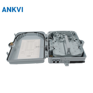 Boîtier de distribution de fibre optique 24 ports FQX-001 IP65 extérieur ABS à montage mural FTTH FDB - Product Image 1
