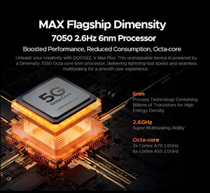 Teléfono Robusto <span class=keywords><strong>DOOGEE</strong></span> <span class=keywords><strong>V</strong></span> Max Plus IP68/IP69K Smartphone Android con Batería Gigante de 22000mAh y 512GB de ROM - Product Image 5