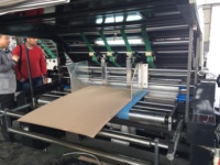 Machine à laminer semi-automatique MJBZB-1 pour papier, électrique, pour carton ondulé à 3/4/5 couches