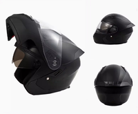 Casque de moto modulable certifié DOT, double visière, coque ABS, vente en gros usine