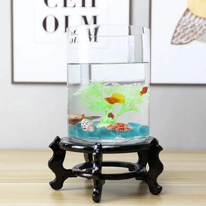 Tanque de acrílico para <span class=keywords><strong>acuario</strong></span> de cilindro grande, tanque de acrílico y vidrio para el hogar, accesorios para <span class=keywords><strong>peces</strong></span> y acuarios - Product Image 3