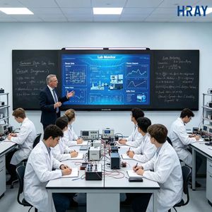 <span class=keywords><strong>Pizarra</strong></span> Interactiva HRAY de 86 Pulgadas con 40 Puntos de Tacto, Pantalla <span class=keywords><strong>3D</strong></span> Multitemática para Laboratorio de Escuela Secundaria, Compatible con OEM y ODM - Product Image 1
