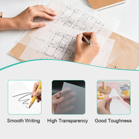 100 Hojas de Papel Vitela Translúcido de 100gsm, 130gsm, 150gsm para Tarjetas de Invitación de Boda, Impresión Láser e Inyección de Tinta, Manualidades DIY y Sobres