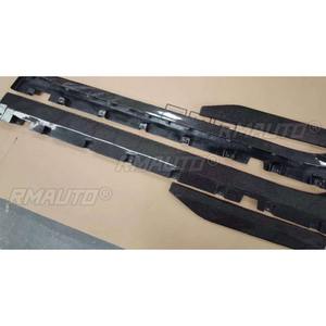 Alerón lateral de fibra de carbono real para Ford Mustang GT500 2015-2023, protector de faldón, divisor de parachoques, kit de carrocería, accesorios para coche - Product Image 4