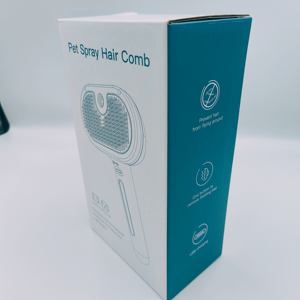 مشط لإزالة شعر الحيوانات الأليفة فرشاة تجميل وتدليك شعر القطط والكلاب لإزالة شعر الحيوانات الأليفة بخاخ بخار رذاذ لإزالة شعر الحيوانات الأليفة - Product Image 6
