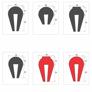 Langlebige Maßgefertigte Polyurethan-Profilstreifen Extrudierte Dichtungen Korrosionsbeständig Verschleißfest POLISAN Marke ISO9001 - Product Image 2