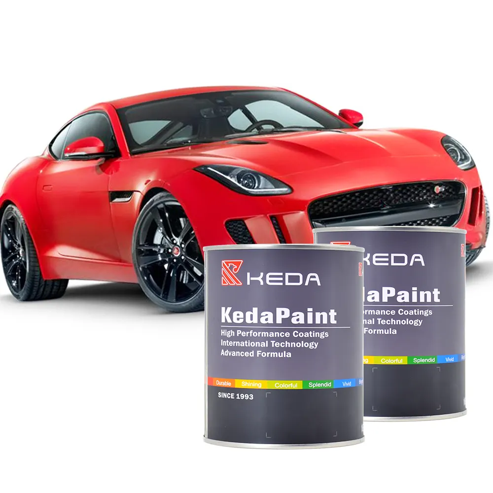 KEDA Automotive Paint Tile Paint for Price Gun Metal Heat Resistant Reflect Roof Waterproof Acrylic OEM ODM Car Paint Car Repair