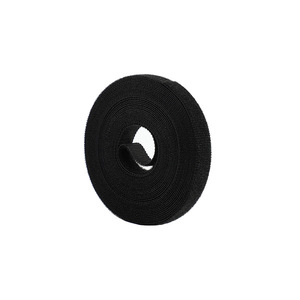 Organizador de cables con correas de velcro, bridas de nailon negras de 1,2 cm para gestión de cables de escritorio - Product Image 2