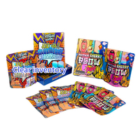 En stock – Sachet Mylar étanche de 3,5 g avec fermeture éclair et boîte pour aliments en conserve – Design artisanal holographique