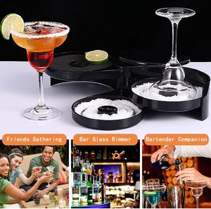 Recipiente de Plástico Reutilizable de 3 Niveles para Bordear Vasos, Herramienta para Bartender, Caja de Sal para Margaritas y Cócteles, Contenedor de Especias, Accesorio para <span class=keywords><strong>Bar</strong></span> - Product Image 6