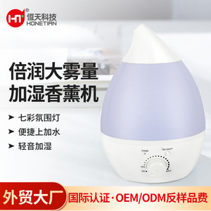 Mini Humidifier 1.0-2.5L Ultrasonic Aroma Diffuser With Led <b>Light</b> Home Use - Product Image 5