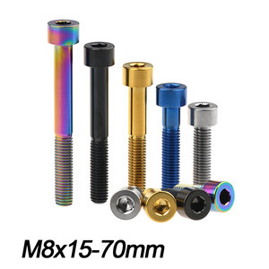 <span class=keywords><strong>Titanium</strong></span> Ti Din912 Bout M 8X15 Met Iso Standaard 20-70Mm <span class=keywords><strong>Allen</strong></span> Sleutel Socket Kop Schroef Voor Fiets Motorfiets Auto Onderdelen - Product Image 2