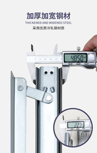 Upward Invisible Sliding Track Telescopic Desk <b>Side</b>-mounted Extension Lengthening Guide Rail Accessories for Kitchen Outdoor Use - Product Image 4