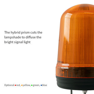 Industriale LED rotante stroboscopico faro spia AC12 ~ 24V lampada di allarme con cicalino per emergenza - Product Image 5