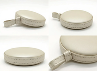 Mini porte-clés personnalisé lanière colorée personnalisée promotionnelle artisanat en cuir avec ruban à mesurer de qualité de style animal de logo