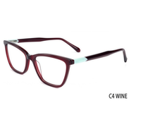 Monture de lunettes haut de gamme élégante à monture complète avec design plat et léger pour enfants unisexes, toutes formes de visage, vente en gros