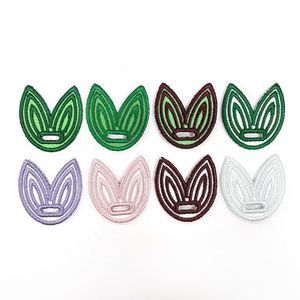 Nouvelle broderie en forme d'oreilles de lapin, patch brodé avec bouton-pression pour la décoration de vêtements - Product Image 5