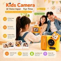 Appareil photo numérique en plastique pour enfants, jouet pour prendre des photos, pixels haute définition, 4-14 ans, cadeau d'anniversaire pour garçons et filles, imprimable