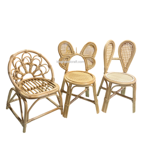 Chaise Enfant en Rotin Naturel Faite à la Main pour Événements et Fêtes, Chaise Bébé en Osier Écologique et Durable, Fournisseur de Mobilier Enfant en Gros - Product Image 6