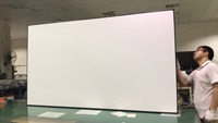 TELON 120 pouces usage domestique cadre de lunette étroite PVC blanc mur souple cadre fixe projecteur écran de Projection