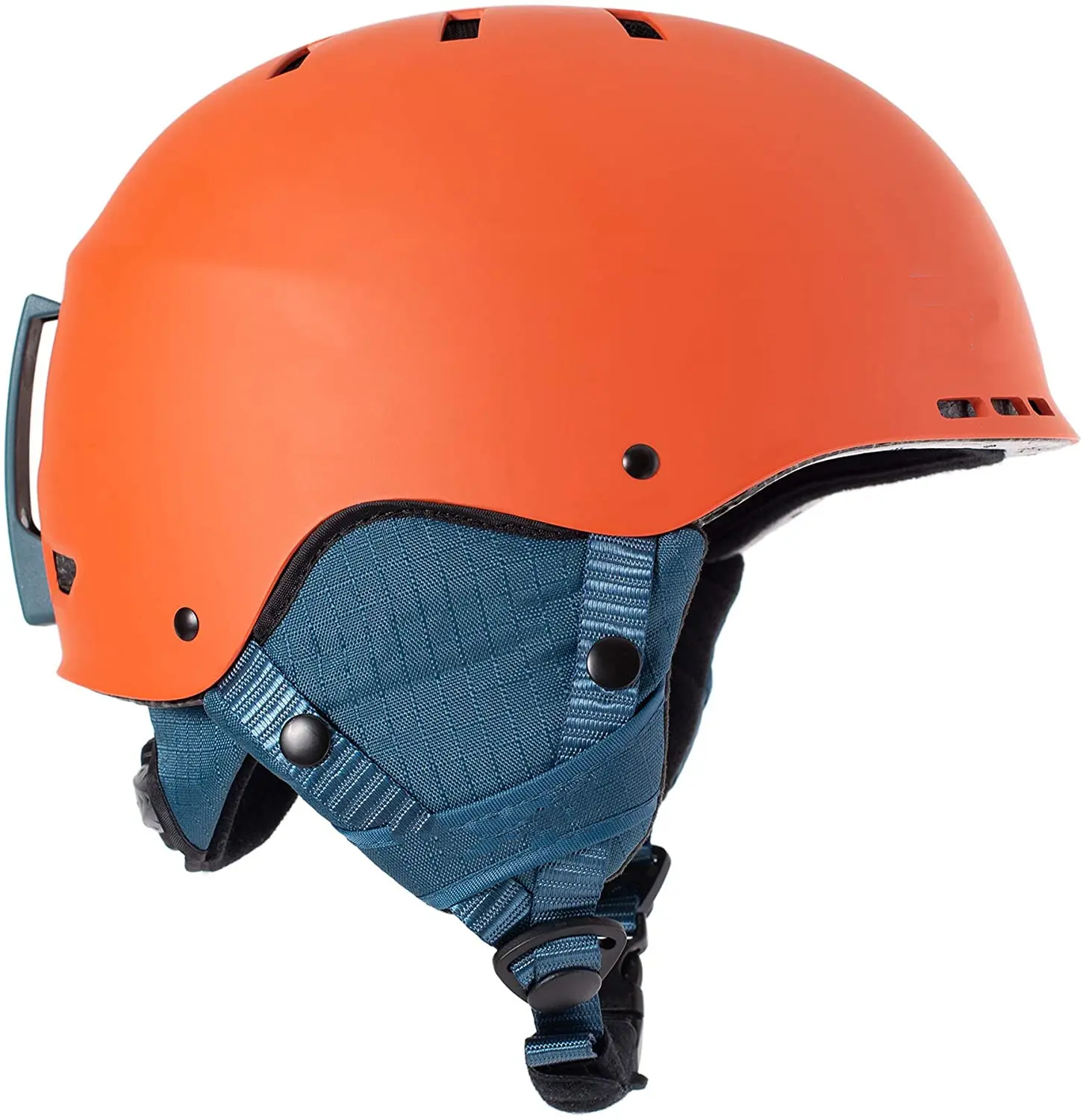 หมวกกันน็อคแบบเปิดหน้าระบายอากาศได้ดี,หมวกกันน็อคสำหรับปั่นจักรยานสามารถเปิดได้พร้อมช่องระบายอากาศ10ช่องขนาดใหญ่สีด้านสีส้ม