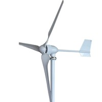 Éolienne compacte 800W/1000W et système hybride solaire-éolien DC 24V/48V vers AC 220V pour usage domestique et extérieur, fabriqué en Chine