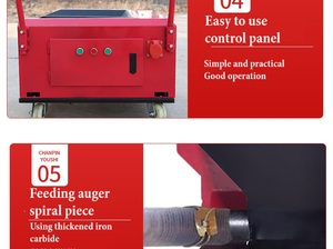 Máy bơm bê tông điện nhỏ gọn, tiện dụng, dùng trong gia đình, tình trạng mới, động cơ <span class=keywords><strong>220V</strong></span>, máy trát tường xây dựng - Product Image 4