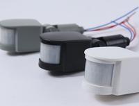 Detektor Saklar Sensor Gerak PIR Inframerah Otomatis, 110-265V 10-100W Luar Ruangan untuk Lampu LED