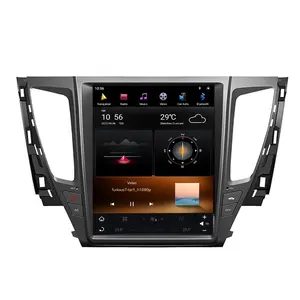 Rádio de carro Android 11 estilo Tesla para Mitsubishi Pajero Sport 2016-2019 Car multimedia player sem fio Carplay 4G