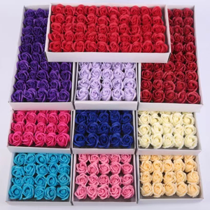 Coffret Cadeau Salon Marque Blanche 12 Pièces Fleurs Savon Rose <span class=keywords><strong>Pédicure</strong></span> avec Ours en Peluche - Product Image 6