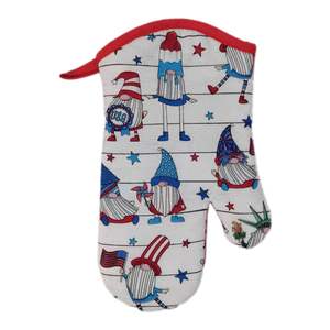 Manoplas de algodón con logotipo personalizado impresas, resistentes al calor y respetuosas con el desodorante, guantes de cocina para cocinar, barbacoa, trabajo, Camping - Product Image 4