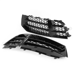 Grille de pare-chocs avant en nid d'abeille pour feux de brouillard, cache de phare antibrouillard pour Audi RS5 B8.5 2013 2014 2015 2016 8T0807681F - Product Image 4