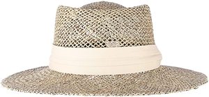 Sombrero de algas naturales tejido a mano para hombre y mujer, gorro de playa hecho en Vietnam, barato, venta al por mayor - Product Image 6